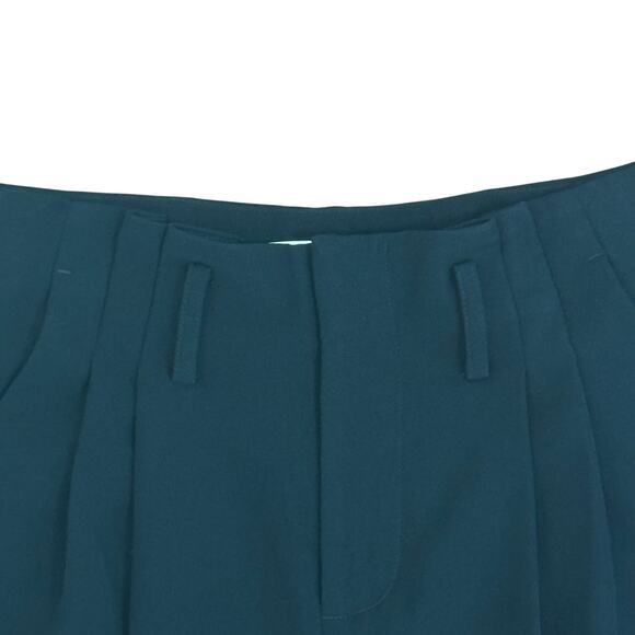 VINCE. Deep Navy Blue Pleated High-Rise Pleated Front Dress Shorts Women’s  4 - Picture 2 of 10